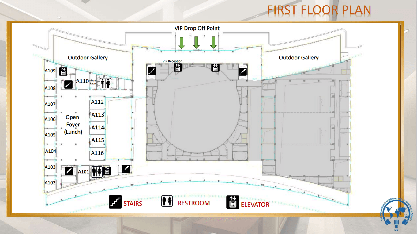 Mulungushi International Conference Centre — First Floor