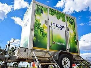 Image Promotions mobile restroom trailer